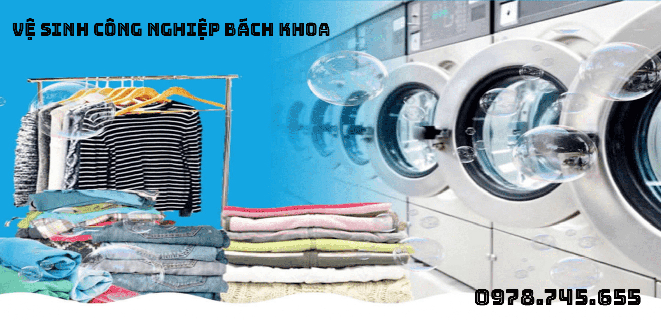 Vệ Sinh Công Nghiệp Bách Khoa cam kết mang đến dịch vụ giặt là nhanh chóng, chất lượng với giá tốt nhất.